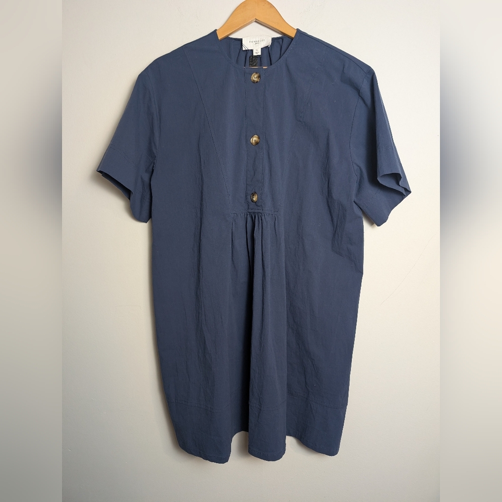 Pomander Place by Tuckernuck Navy Indigo Blue Lea Dress Sz XL